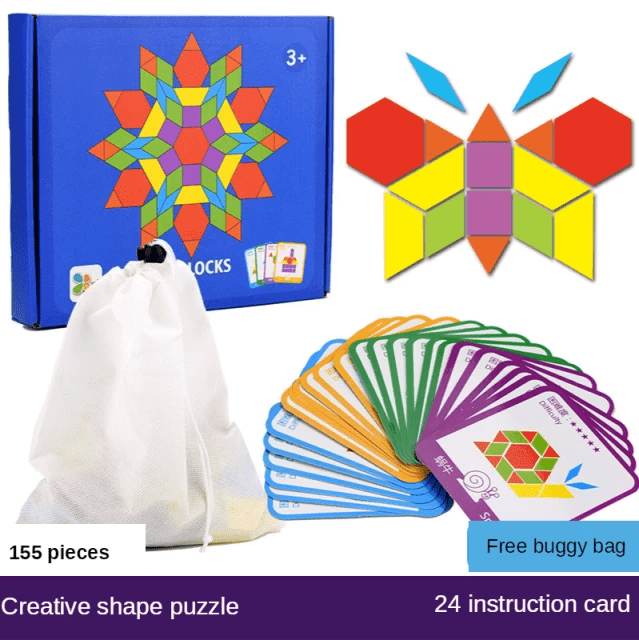 155 Pcs Pattern Shapes Block - Image 5