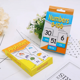 NUMBERS AND ALPHABETS FLASH CARDS
