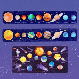 Solar System Wooden Puzzles