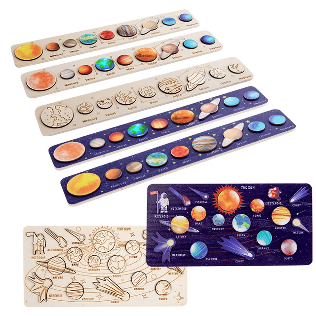 Solar System Wooden Puzzles - Image 2