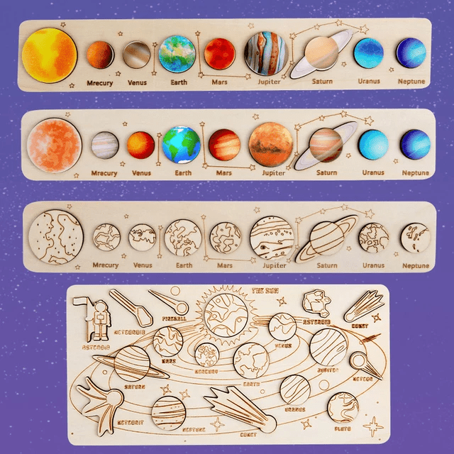 Solar System Wooden Puzzles - Image 3