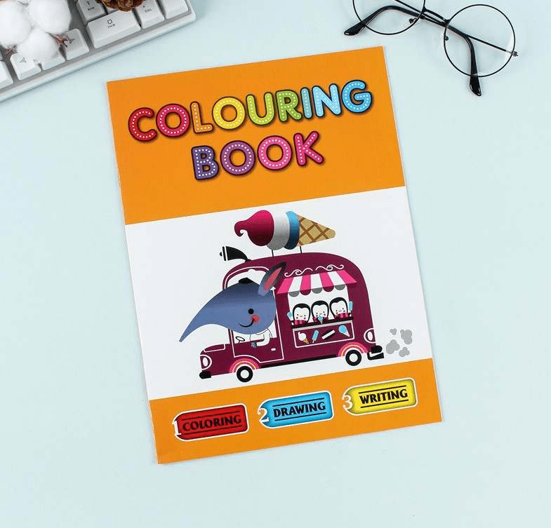 3 Colouring Books & 1 FREE Pack Of Crayon - Image 2