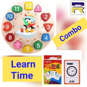 Learn Time Combo (Clock & Flash Cards)