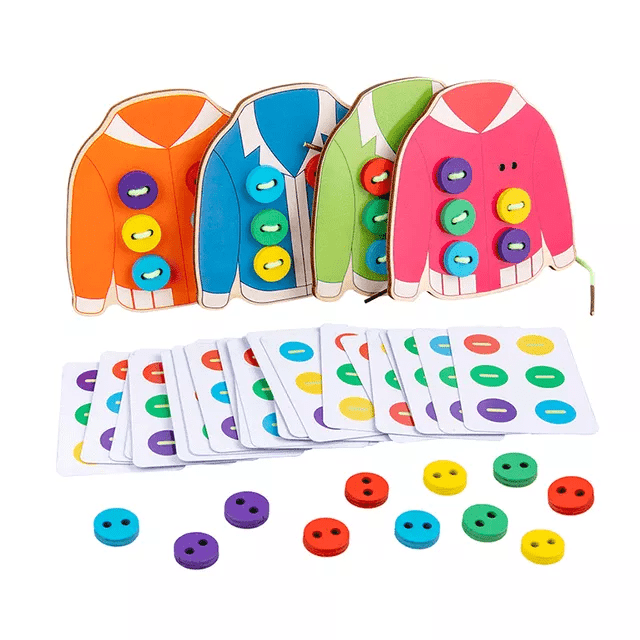 Clothes Button Board Game