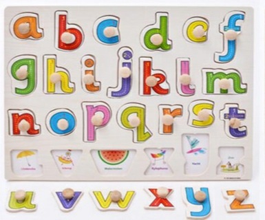 2 Piece Set Beginners Alphabet/Numbers Puzzle - Image 2