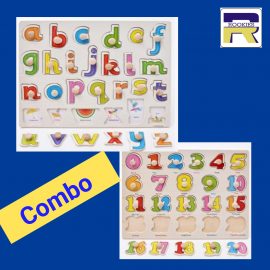 2 Piece Set Beginners Alphabet/Numbers Puzzle