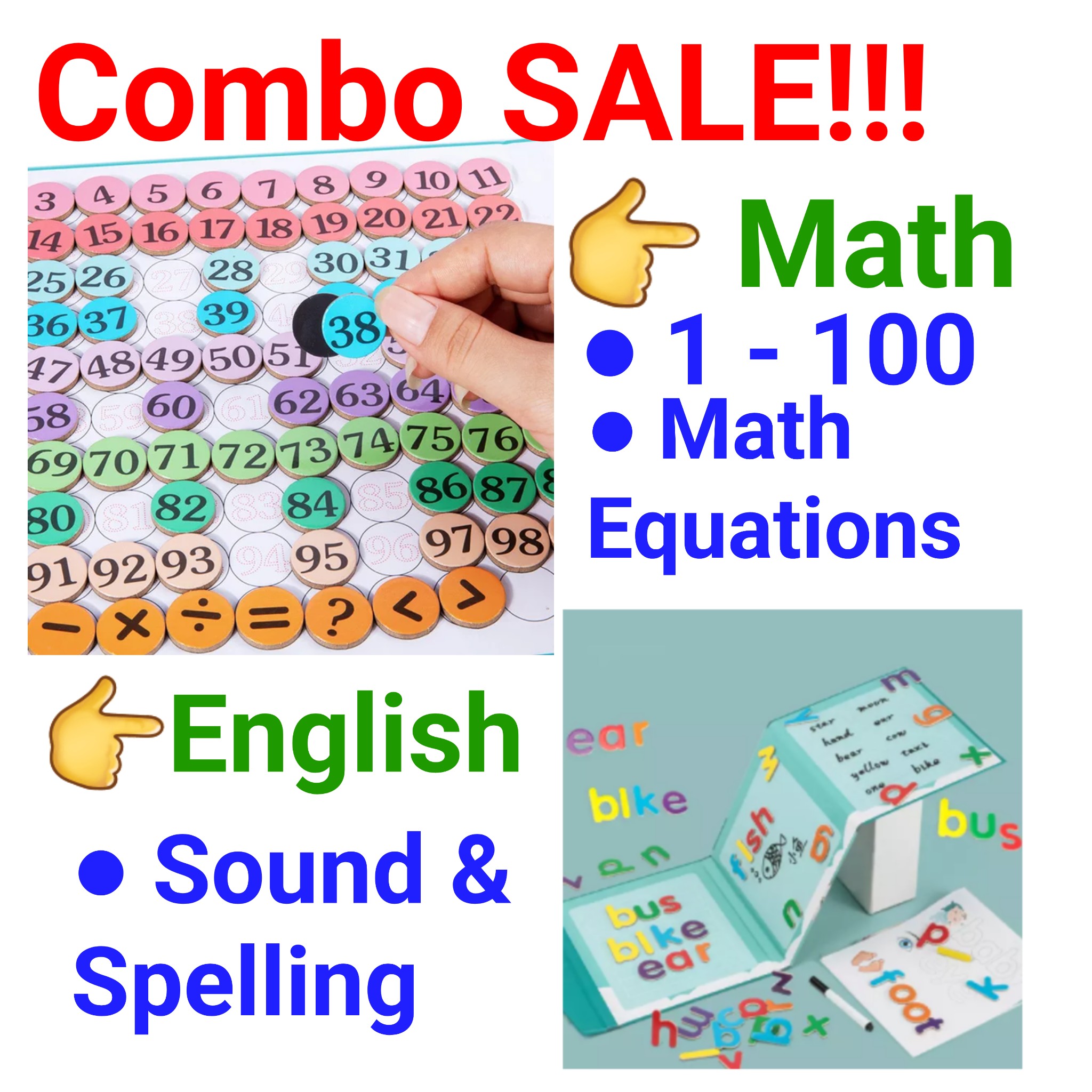 Math And Language COMBO SALE